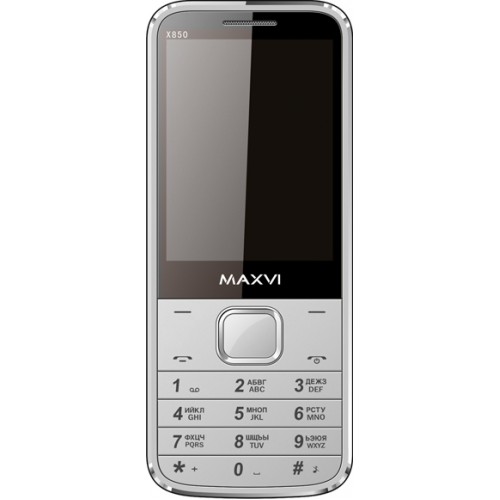 Мобильный телефон MAXVI X500 Silver