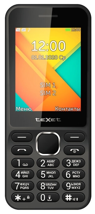 Мобильный телефон TEXET TM-D326 Black