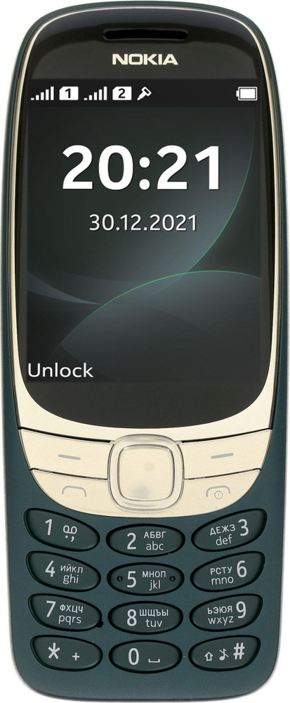 Мобильный телефон NOKIA 6310 DS TA-1400 GREEN (16POSE01A08)