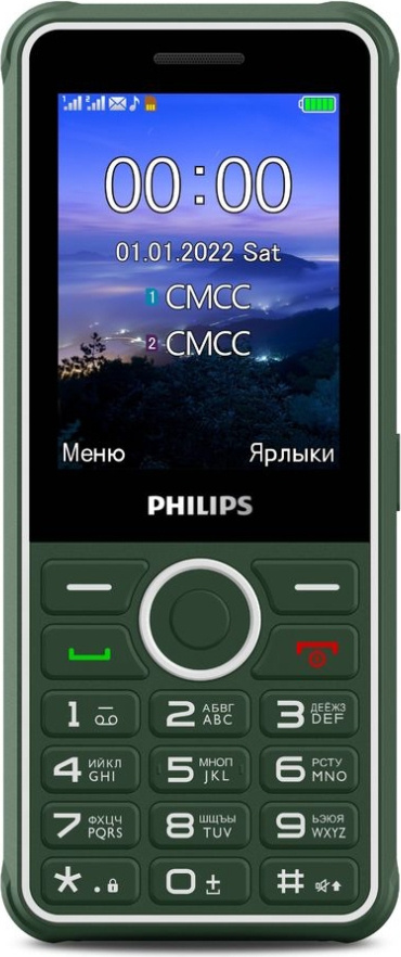 Фото Мобильный телефон PHILIPS Xenium E2301 Green