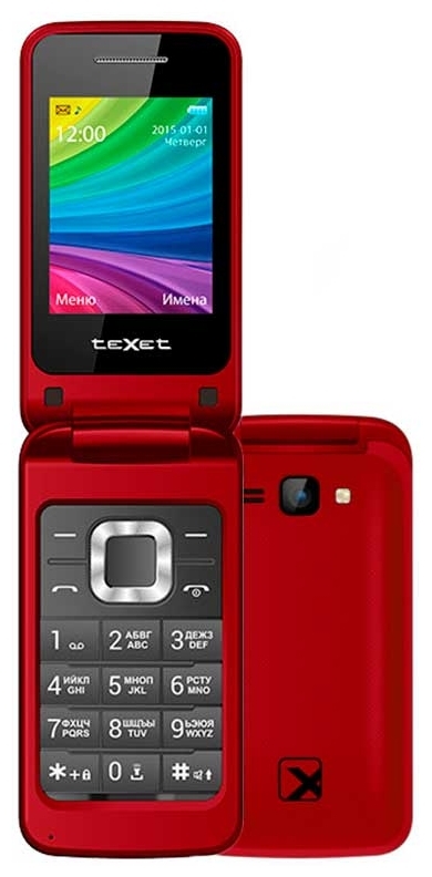 Мобильный телефон TEXET TM-204 Granat