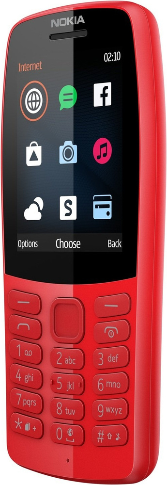 Фото Мобильный телефон NOKIA 210 DS TA-1139 RED (16OTRR01A01)