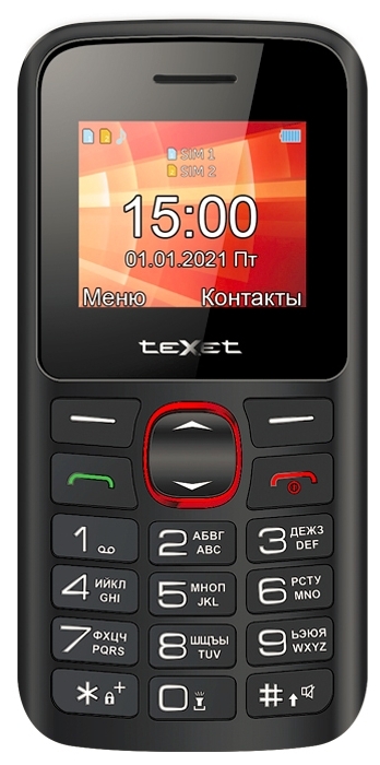 Мобильный телефон TEXET TM-B315 Black