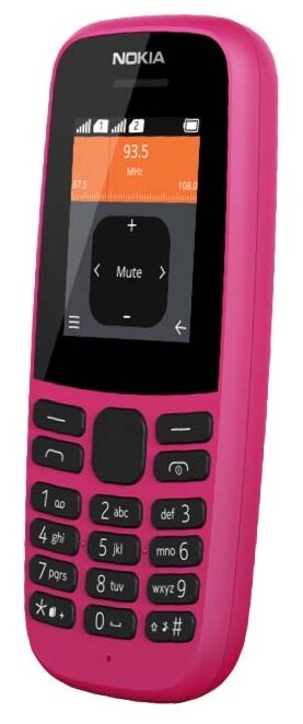 Фотография Мобильный телефон NOKIA 105 DS Pink