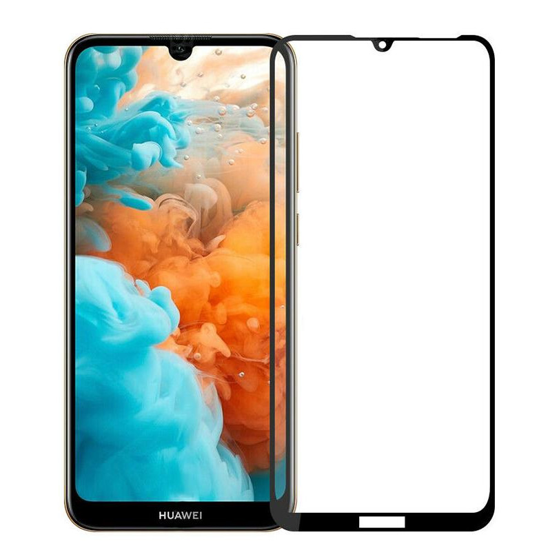 Фото Защитное стекло Full screen PowerPlant для Huawei Y6 (2019), Black GL606528