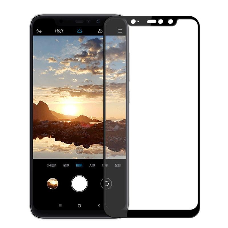 Фото Защитное стекло Full screen PowerPlant для Xiaomi Redmi Note 6 Pro, Black GL605965