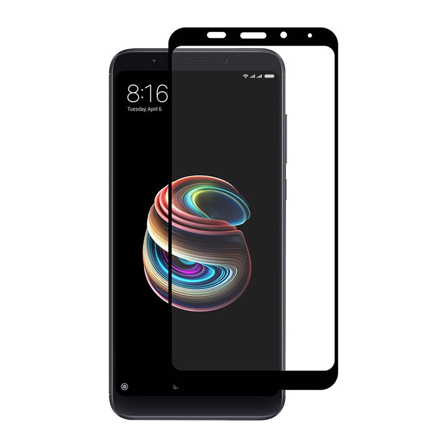 Фото Защитное стекло Full screen PowerPlant для Xiaomi Redmi 5 Plus (Redmi Note 5), Black GL605590