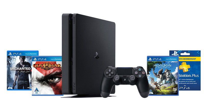 Игровая консоль SONY PS4 500Gb (CUH-2108A) God Of War, Uncharted 4, Horizon Zero Dawn + PSPlus 3 месяца