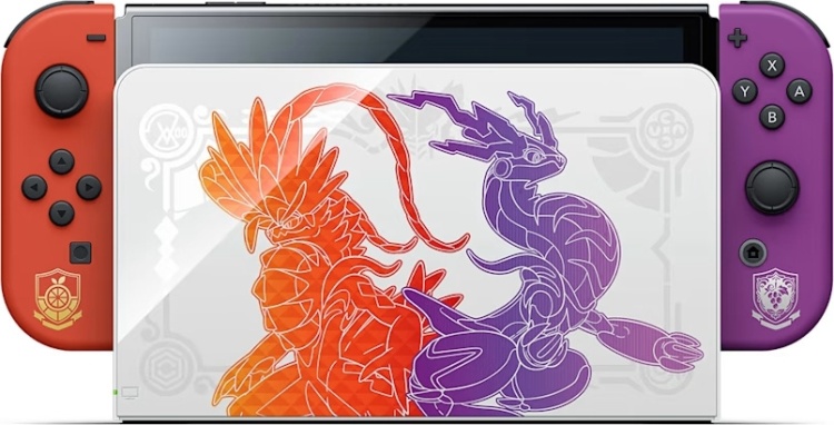 Картинка Игровая приставка NINTENDO Switch OLED Pokemon