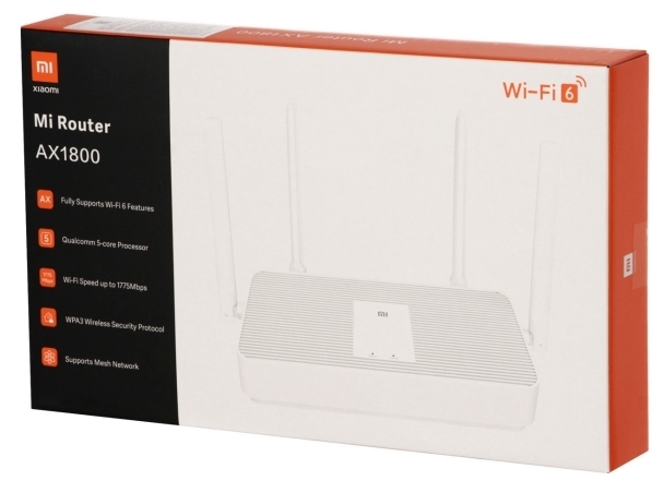 Маршрутизатор XIAOMI Mi Router AX1800 White Казахстан