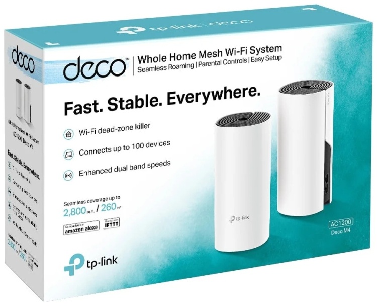 Фотография Маршрутизатор TP-LINK Deco M4 (2-pack)