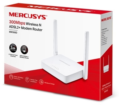 Картинка Маршрутизатор MERCUSYS MW300D(EU)