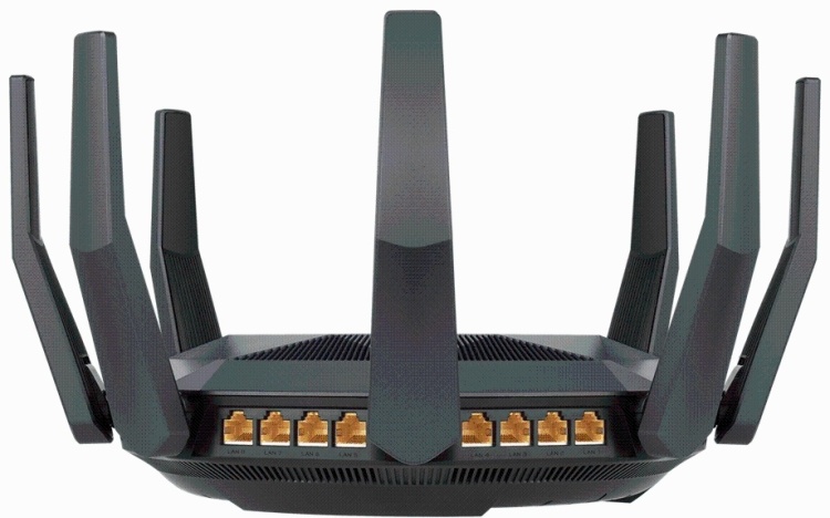 Картинка Маршрутизатор ASUS RT-AX89X (90IG04J1-BM3010)