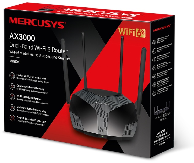 Картинка Маршрутизатор MERCUSYS MR80X