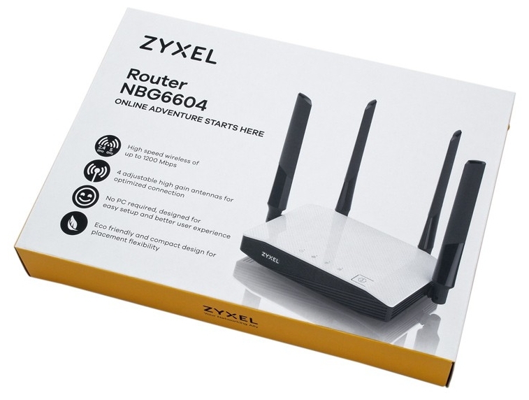 Цена Маршрутизатор ZYXEL NBG6604 WiFi 5