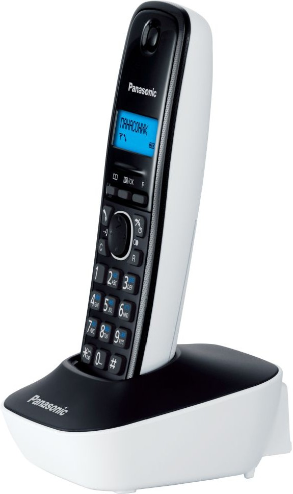 картинка Радиотелефон PANASONIC KX-TG1611 (RUW) Белый от магазина 1.kz