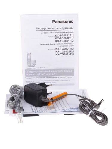 Купить Радиотелефон PANASONIC KX-TG 6811 RUB