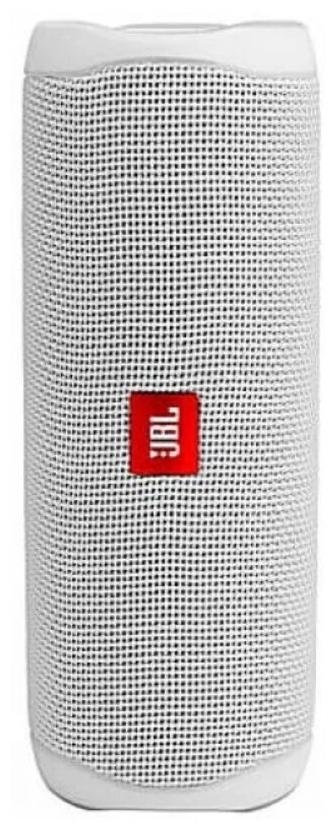 Картинка Портативная акустика JBL Flip 5 White (JBLFLIP5WHT)