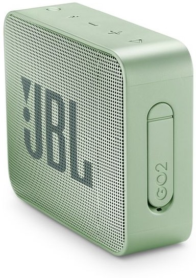 Картинка Портативная акустика JBL Go 2 Green (JBLGO2GRN)