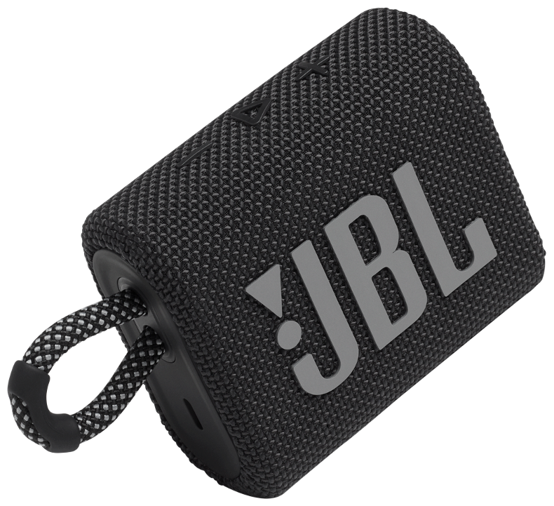 Картинка Портативная акустика JBL Go 3 (JBLGO3BLK)