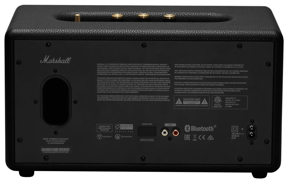 Купить Портативная акустика MARSHALL Stanmore II Bluetooth Black