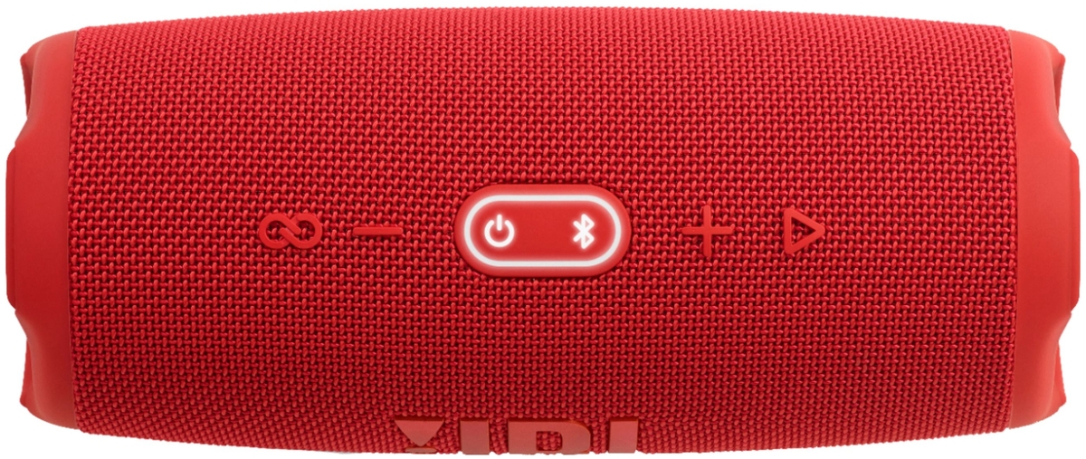 Фотография Портативная акустика JBL Charge 5 Red (JBLCHARGE5RED)