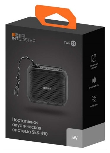 Купить Портативная акустика INTERSTEP SBS-410 black (IS-LS-SBS410MBL-000B201)