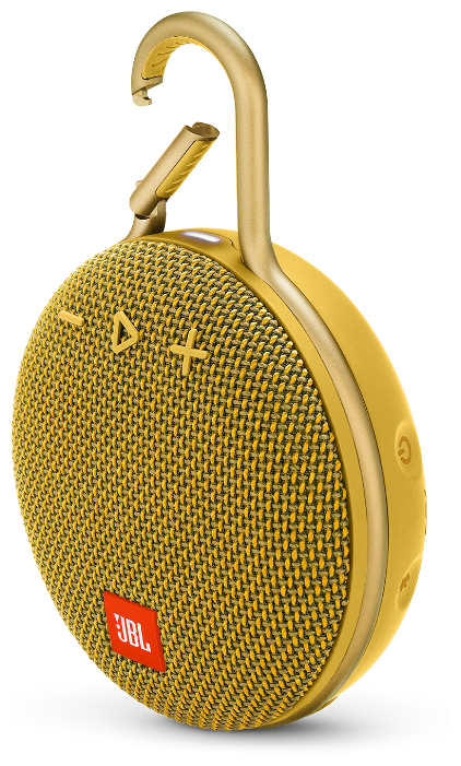 Фото Портативная акустика JBL Clip 3 Yellow (JBLCLIP3YLW)