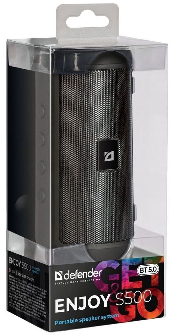 Портативная акустика DEFENDER Enjoy S500 Bluetooth Black Казахстан