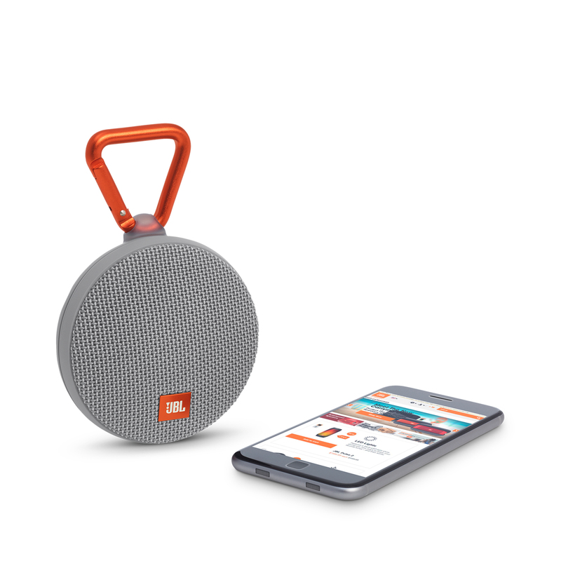 Портативная акустика JBL Clip 2 Grey (JBLCLIP2Grey)