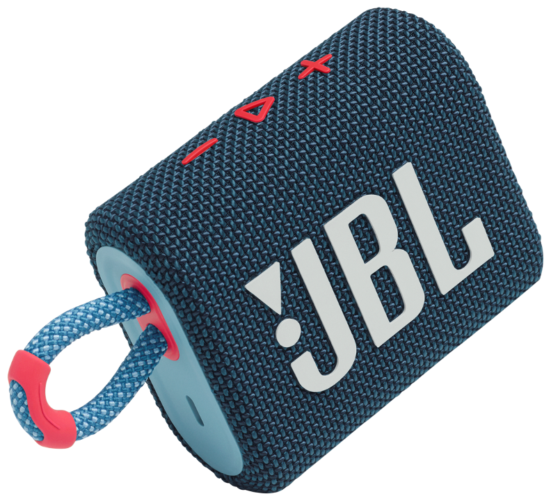 Картинка Портативная акустика JBL Go 3 Blue (JBLGO3BLU)