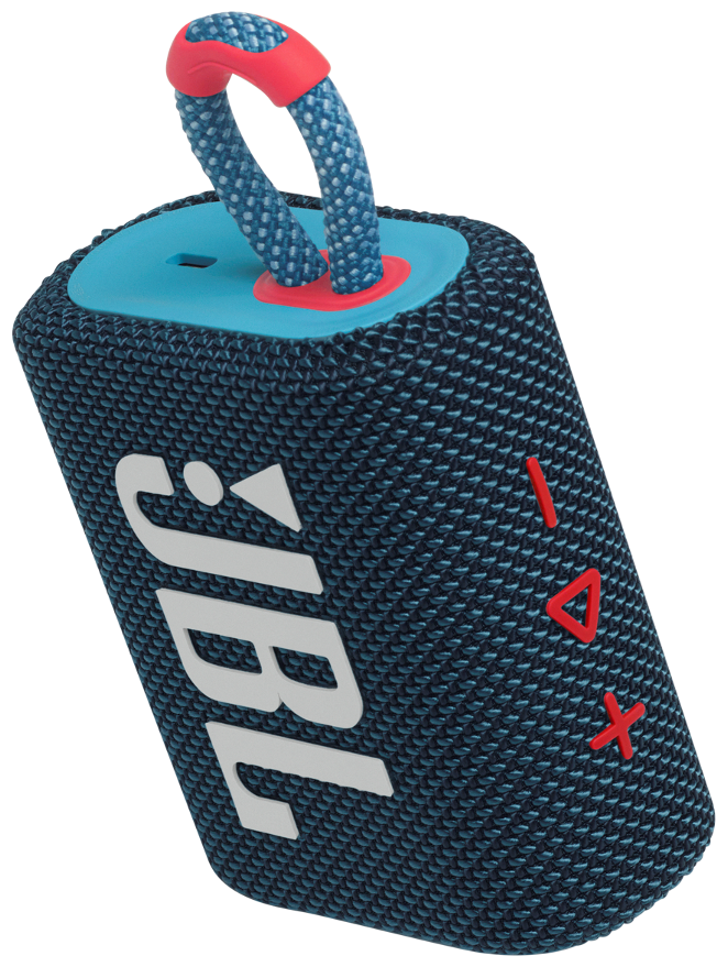 Цена Портативная акустика JBL Go 3 Blue (JBLGO3BLU)