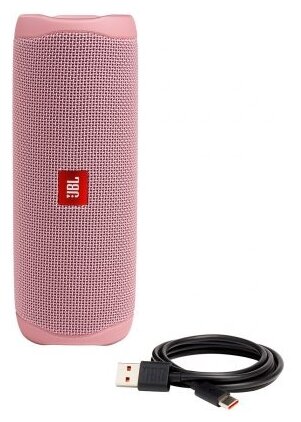 Цена Портативная акустика JBL Flip 5 Pink (JBLFLIP5PINK)