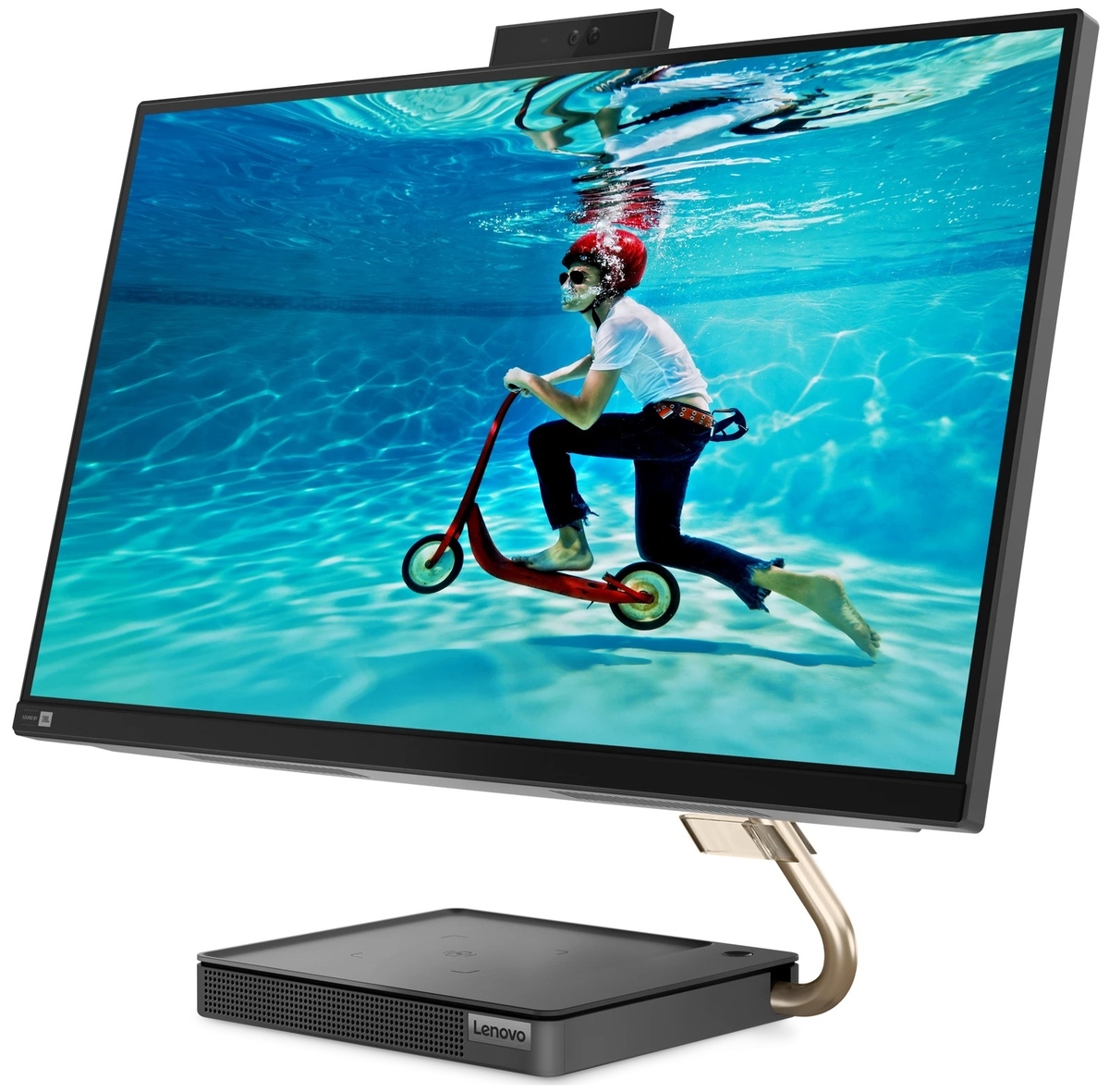 Фотография Моноблок LENOVO AIO5 23,8" FHD/i5-11400T/8Gb/512Gb/Dos (F0G3000RRK)