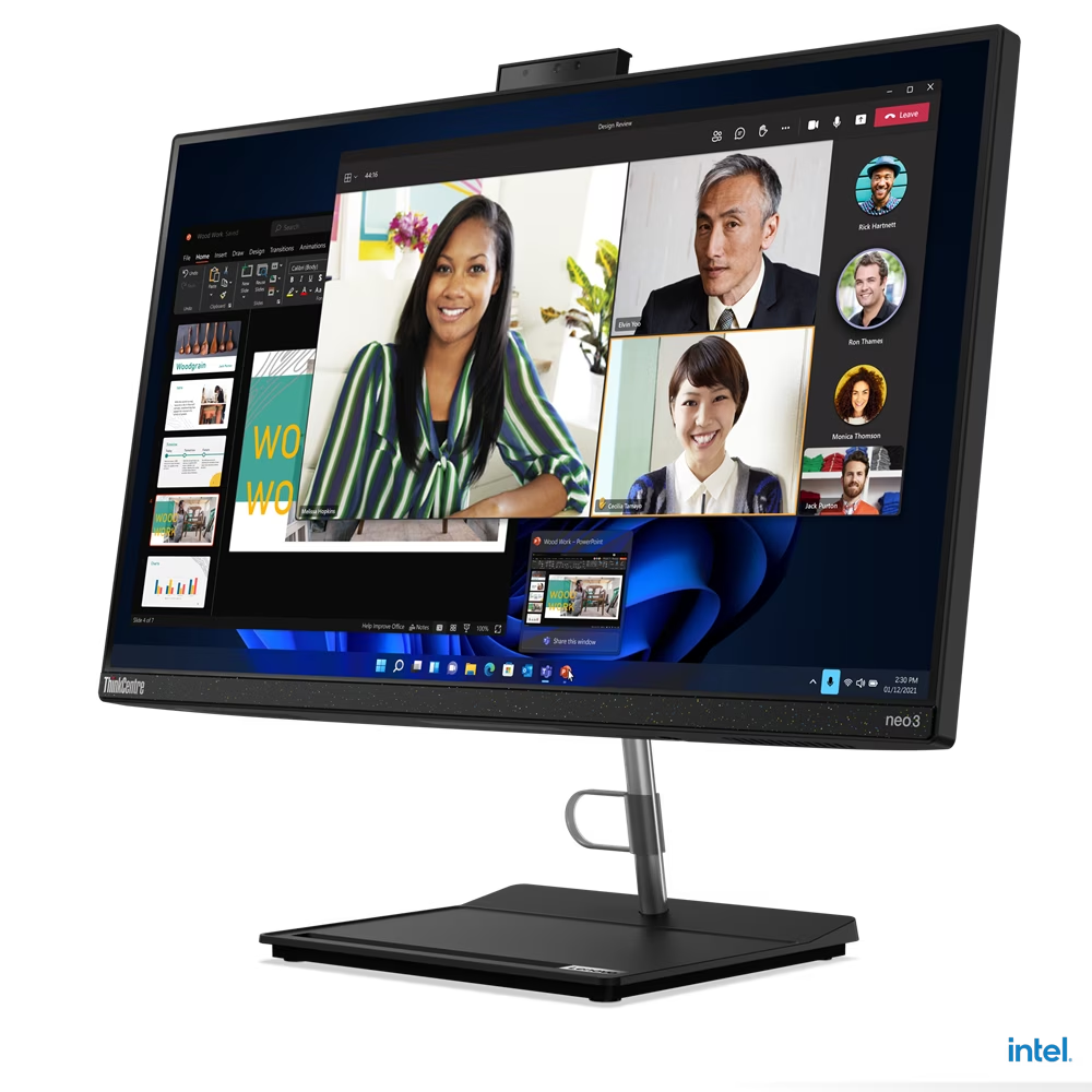 Фото Моноблок LENOVO ThinkCentre Neo 30a 23,8"FHD/i7-1260P/16Gb/512Gb/DVD±RW/DOS (12B00085RU)