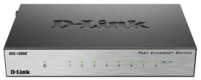 Коммутатор D-LINK DES-1008D/L2B