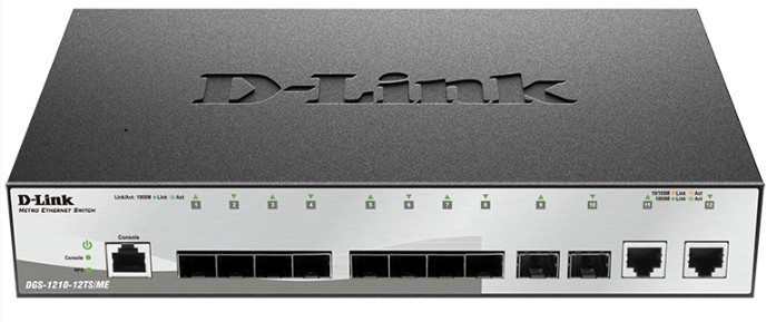 Коммутатор D-LINK DGS-1210-12TS/ME