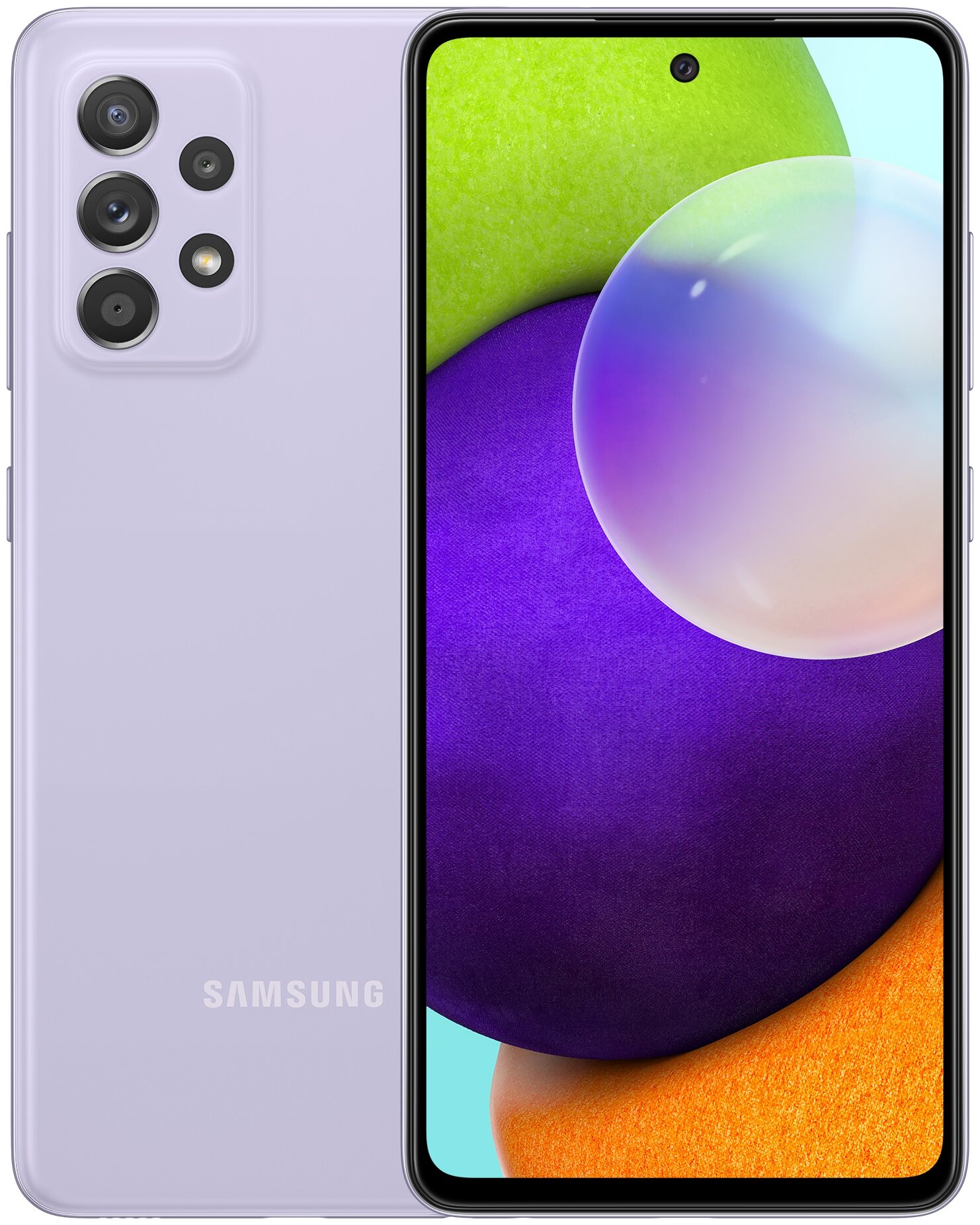 Смартфон SAMSUNG Galaxy A52 128Gb Lavender (SM-A525FLVDSKZ)