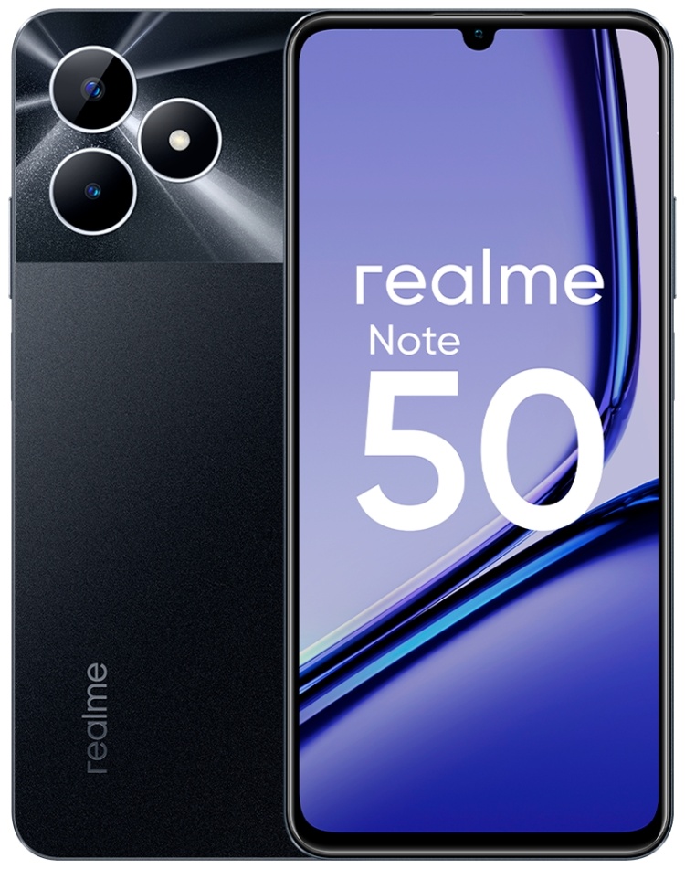 Смартфон REALME Note 50 3/64Gb Black +подарок Note 50 3/64Gb Black Казахстан