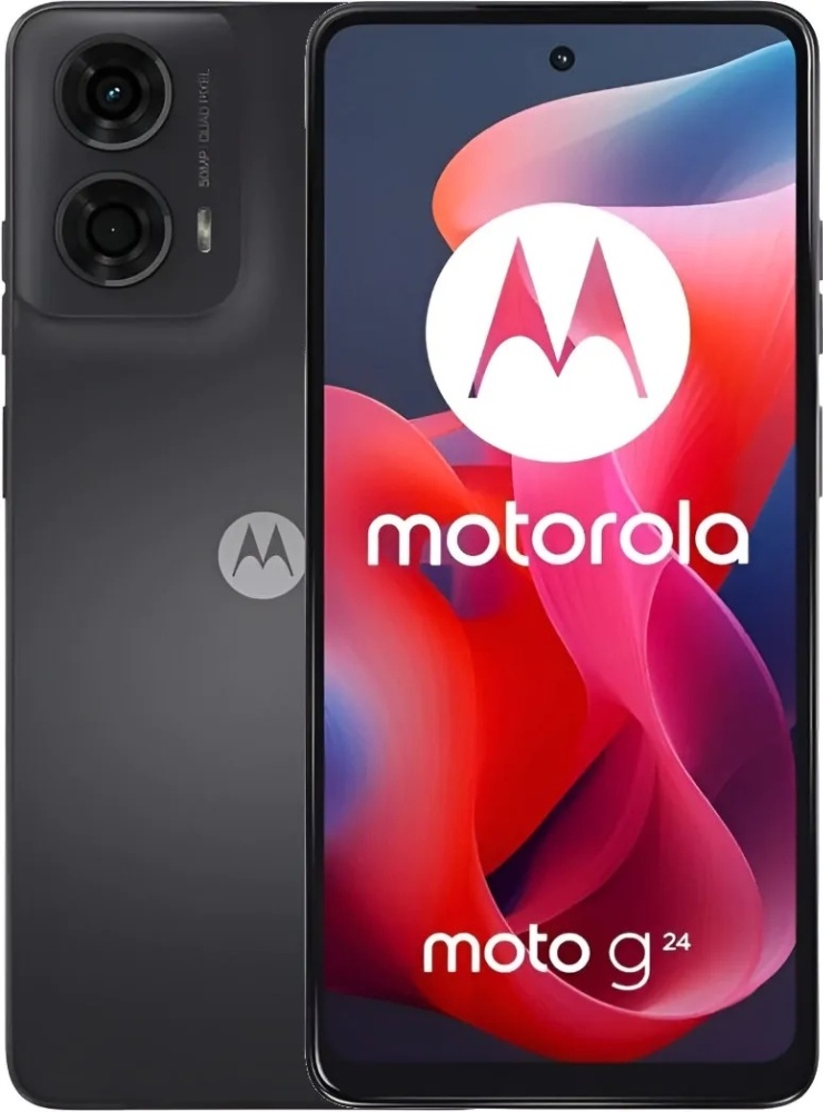 Смартфон MOTOROLA G24 8/128Gb Matte Charcoal