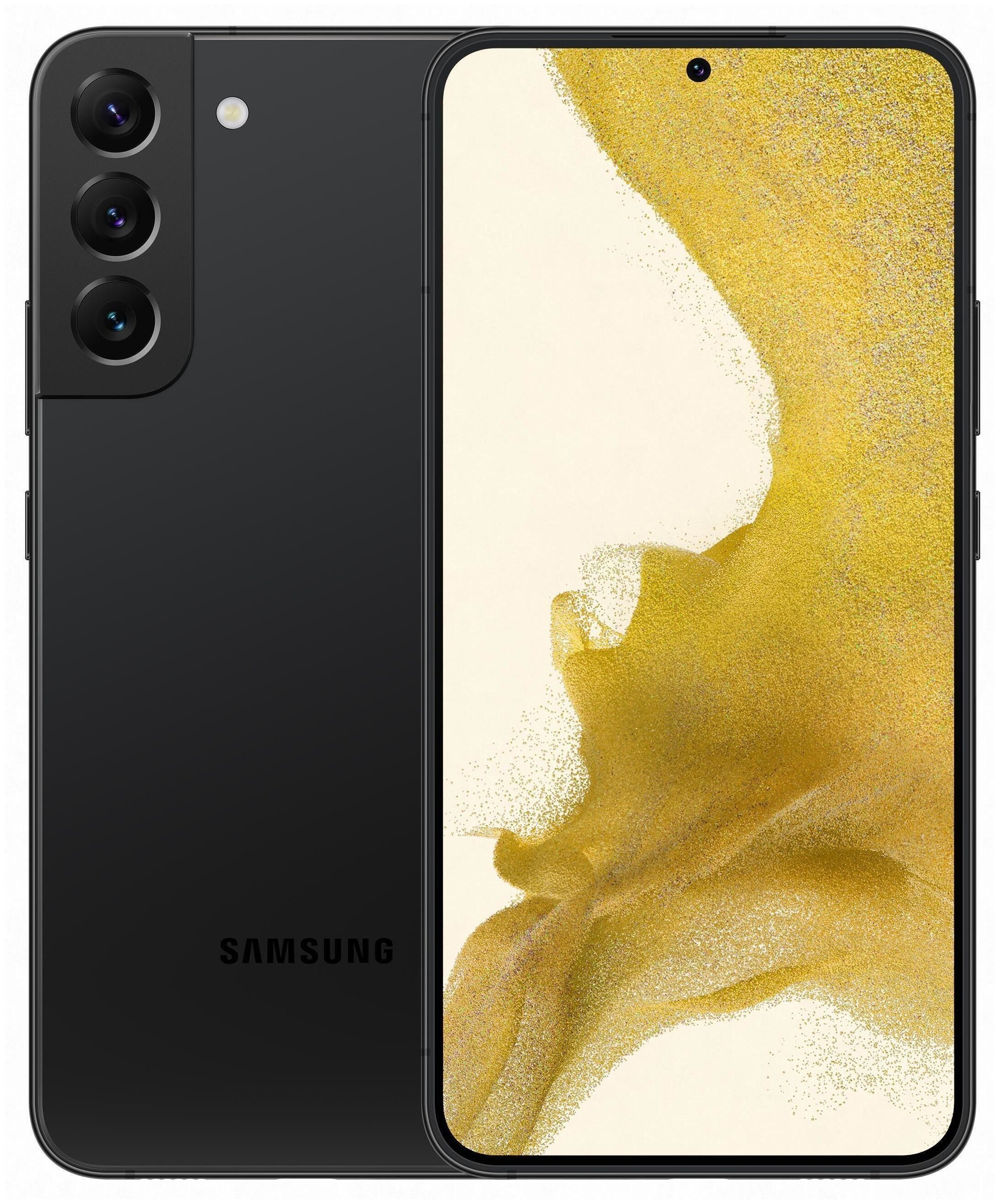 Смартфон SAMSUNG Galaxy S22 5G 128GB, Phantom Black (SM-S901BZKDSKZ)