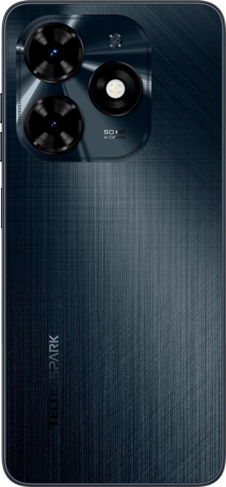 Цена Смартфон TECNO Spark 20C 8/128Gb Gravity Black (BG7n)