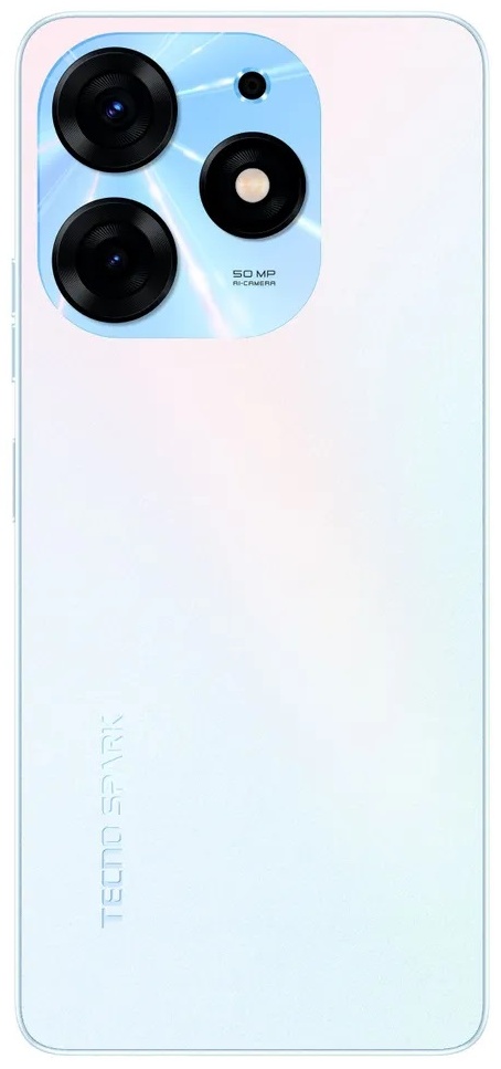 Картинка Смартфон TECNO Spark 10 Pro 8/128Gb Pearl White (TCN-KI78.128.PEWH)