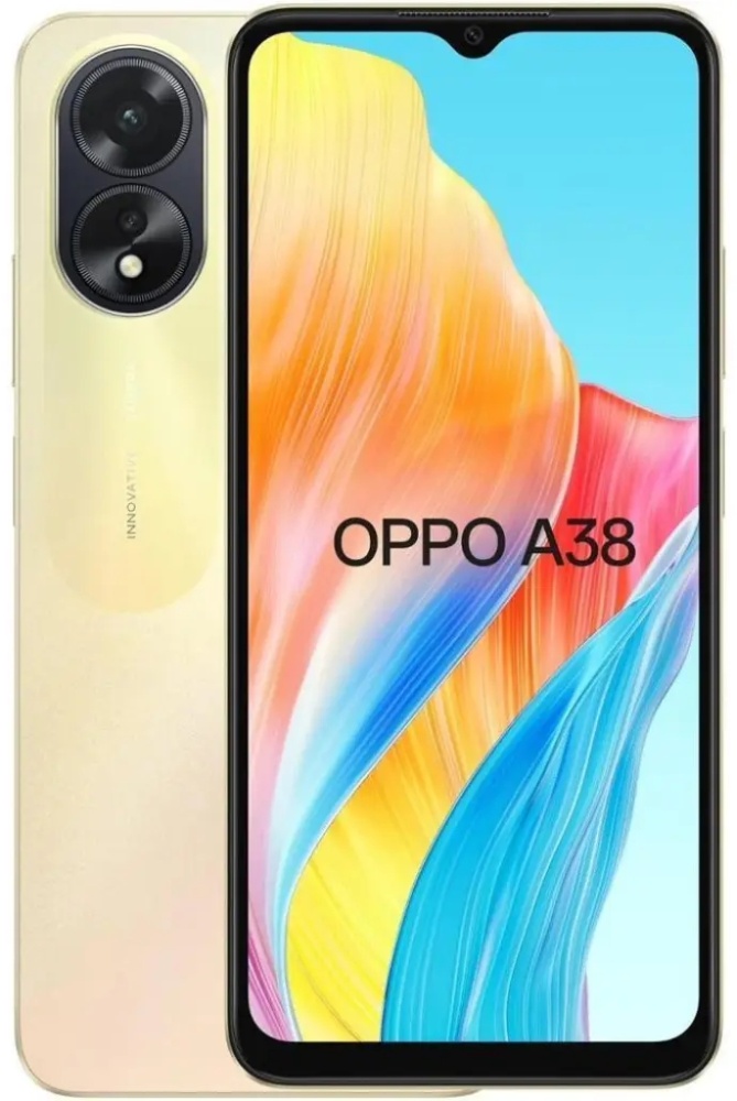 Смартфон OPPO A38 4/128Gb Glowing Gold