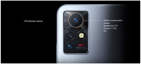 Смартфон INFINIX Zero X PRO 8/128GB Black Казахстан