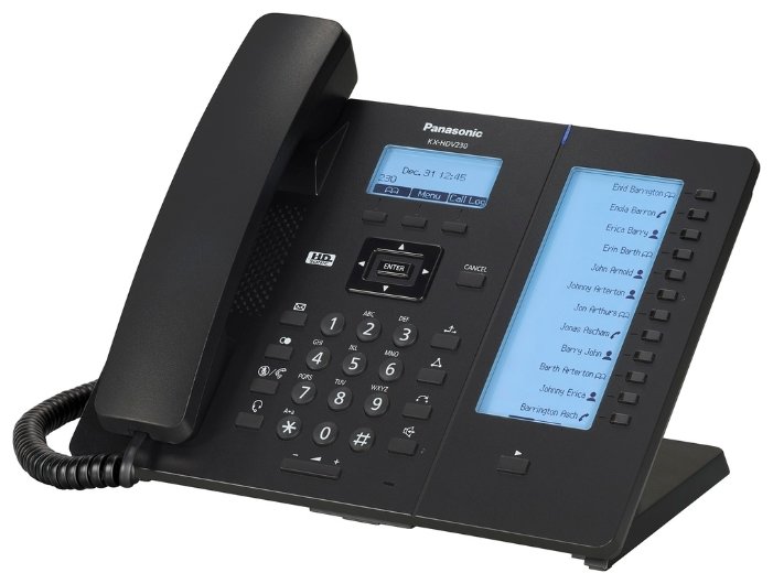 Проводной SIP-телефон PANASONIC KX-HDV230RU