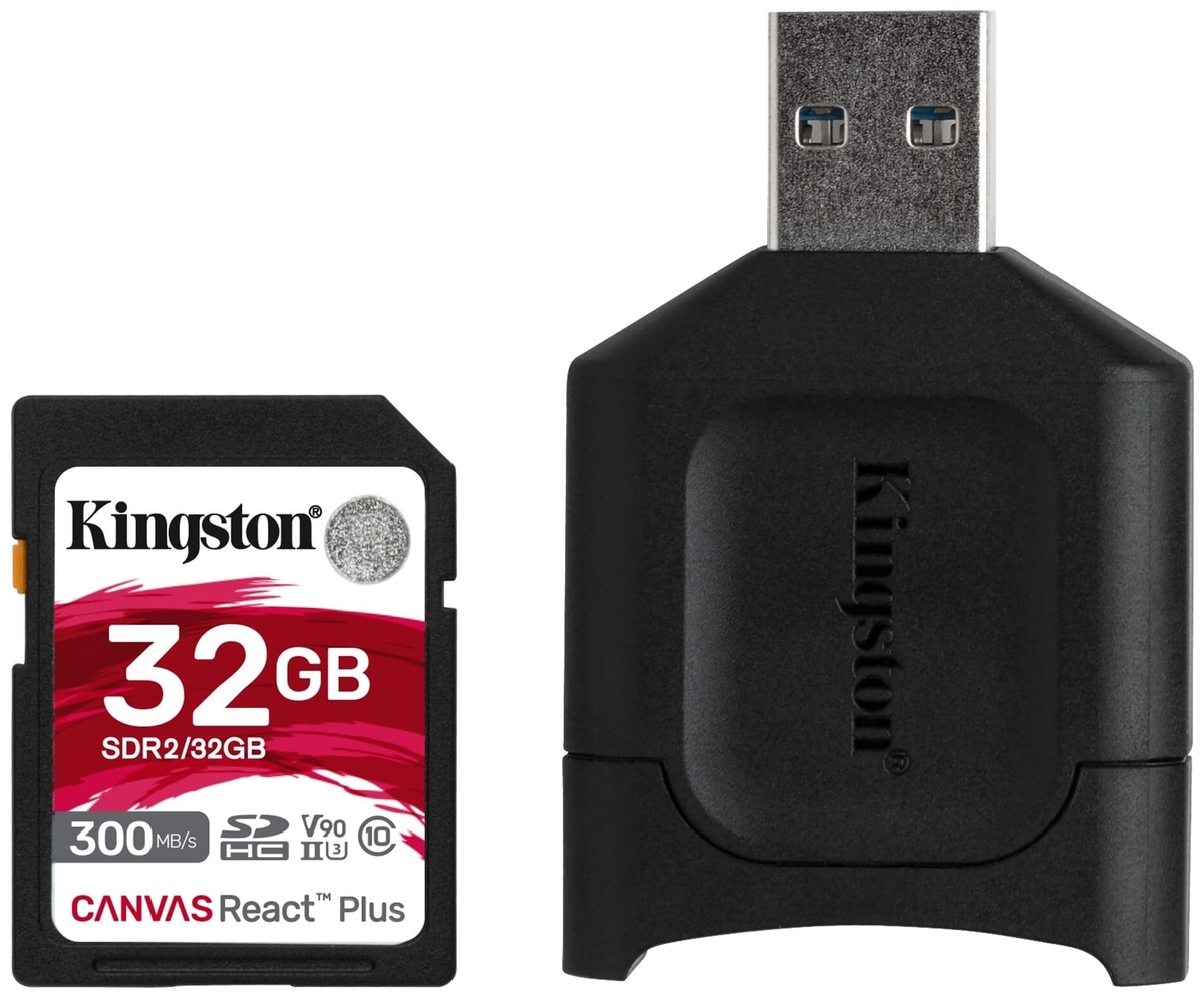 Карта памяти KINGSTON MLPR2/32GBSDHC Class 10 USB adapter