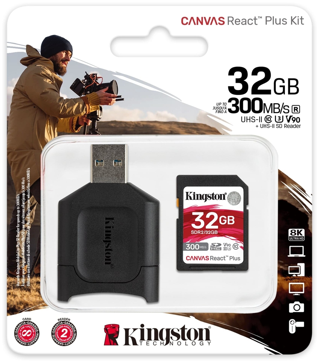 Фото Карта памяти KINGSTON MLPR2/32GBSDHC Class 10 USB adapter