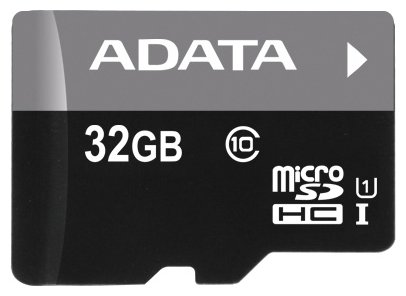 Фото Карта памяти ADATA microSDHC UHS-I CLASS 4 32 Gb Retail W/1 adapter