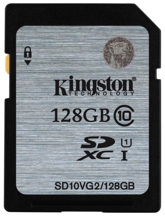 Карта памяти KINGSTON SDXC SD10VG2/128GB Class 10